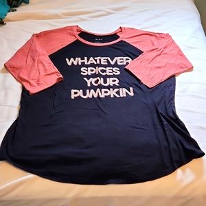 Torrid baseball tee style